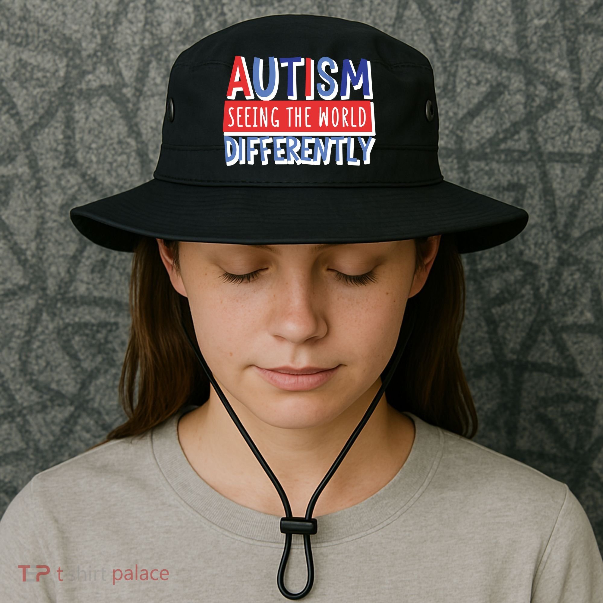 Seeing The World Differently Autism Awareness Bucket Hat