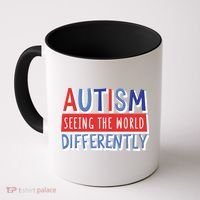Seeing The World Differently Autism Awareness Coffee Mug thumb 0