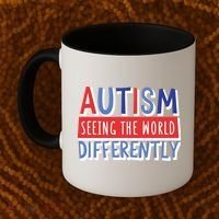 Seeing The World Differently Autism Awareness Coffee Mug thumb 2