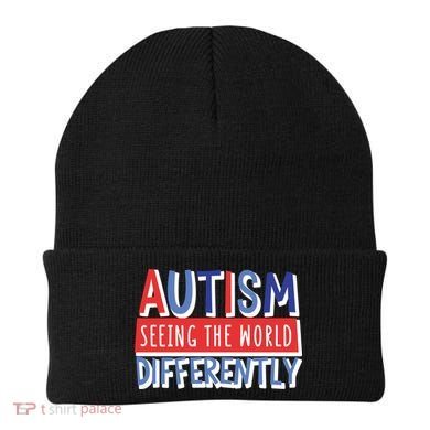 Seeing The World Differently Autism Awareness Beanie