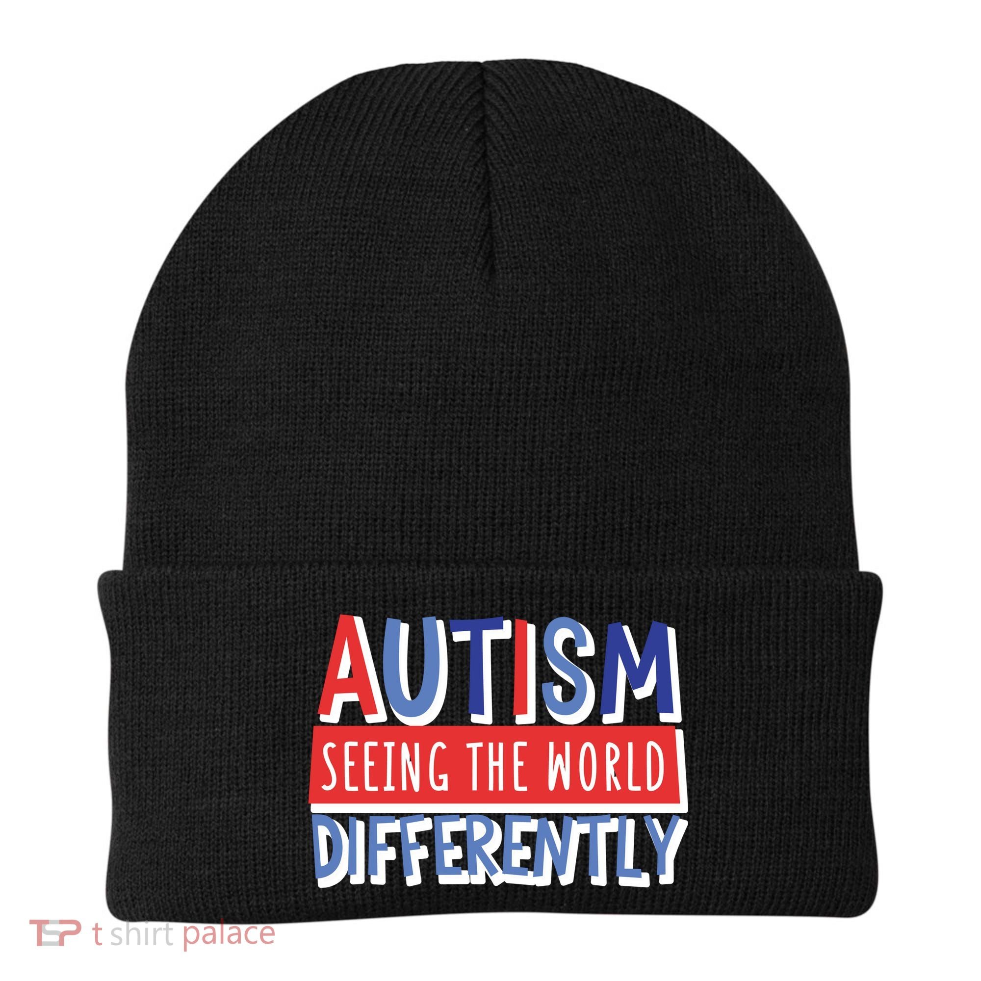Seeing The World Differently Autism Awareness Beanie