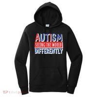 Seeing The World Differently Autism Awareness Women's Hoodie thumb 0