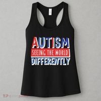 Seeing The World Differently Autism Awareness Women's Tank Top thumb 3