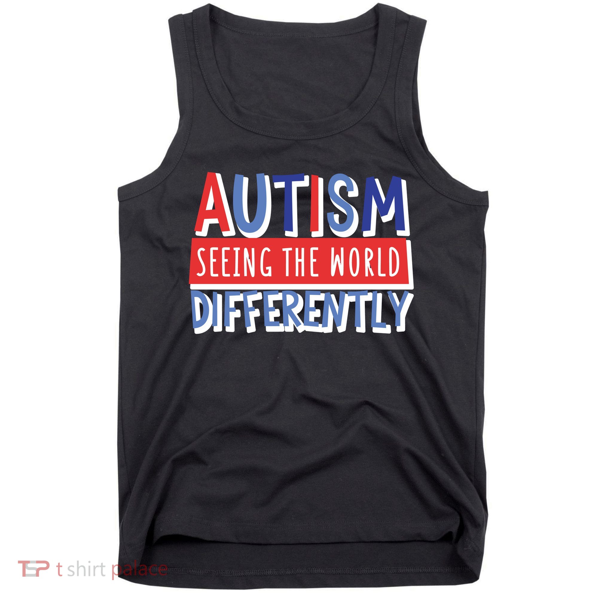 Seeing The World Differently Autism Awareness Tank Top