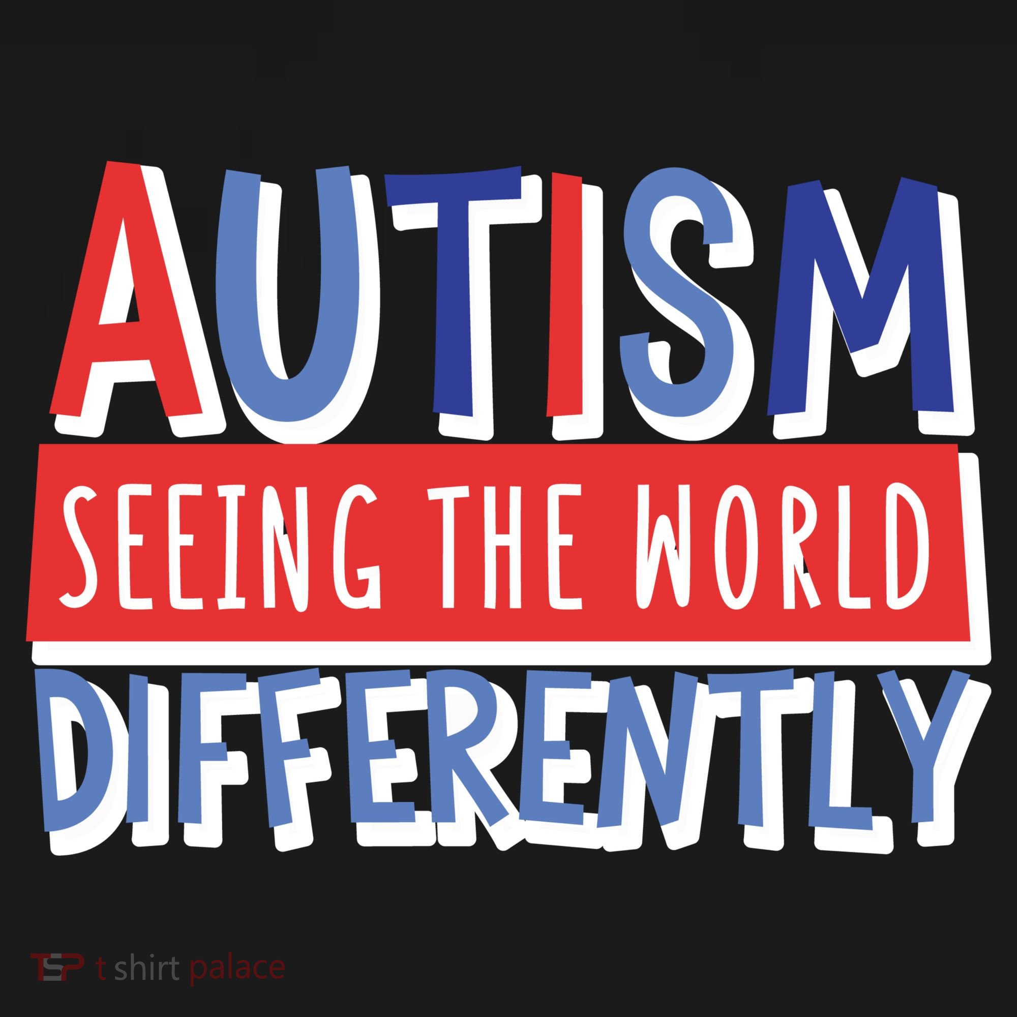 Seeing The World Differently Autism Awareness Tank Top