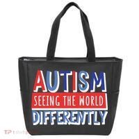 Seeing The World Differently Autism Awareness Tote Bag thumb 0