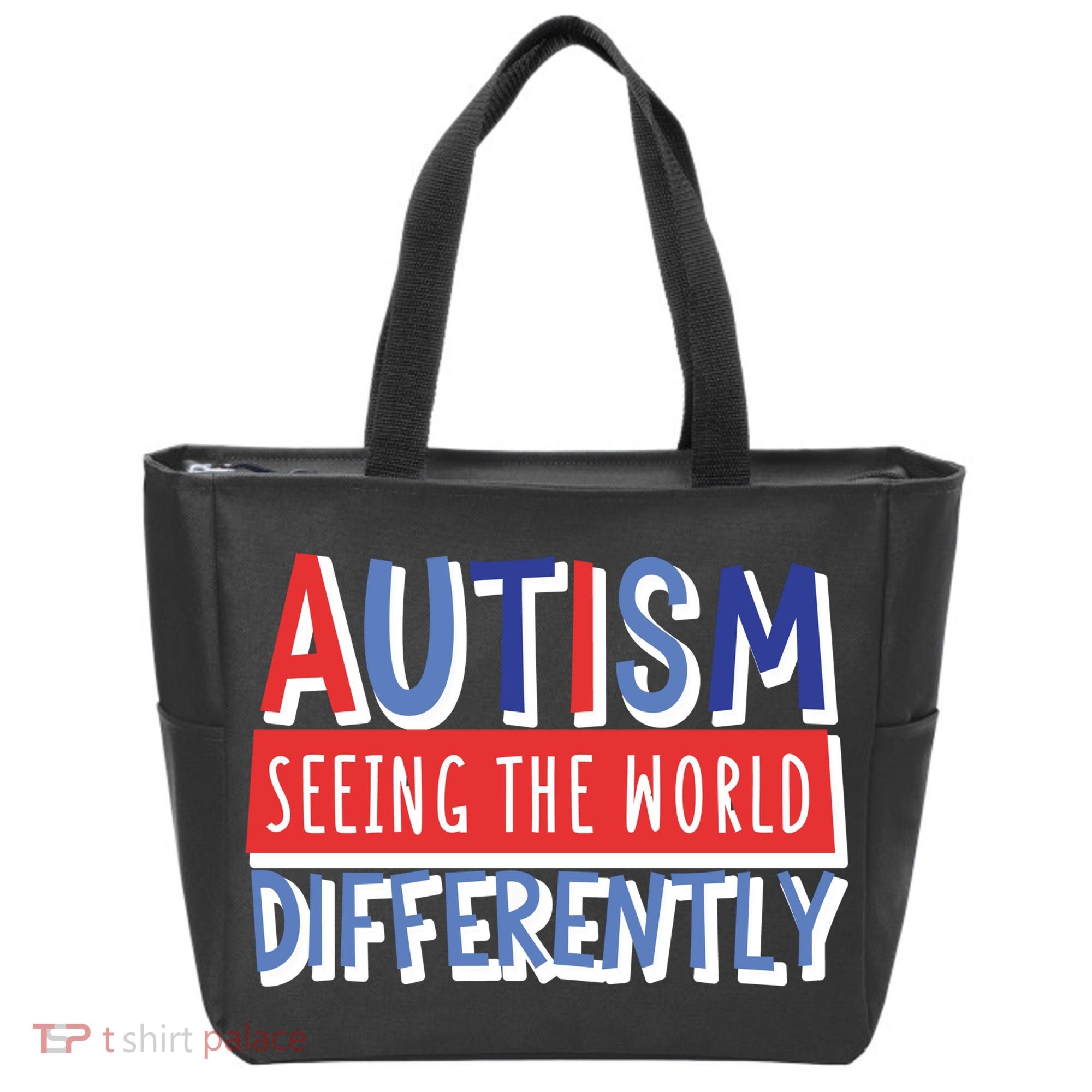 Seeing The World Differently Autism Awareness Tote Bag