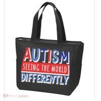 Seeing The World Differently Autism Awareness Tote Bag thumb 3