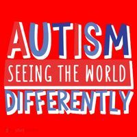 Seeing The World Differently Autism Awareness Santa Hat thumb 1