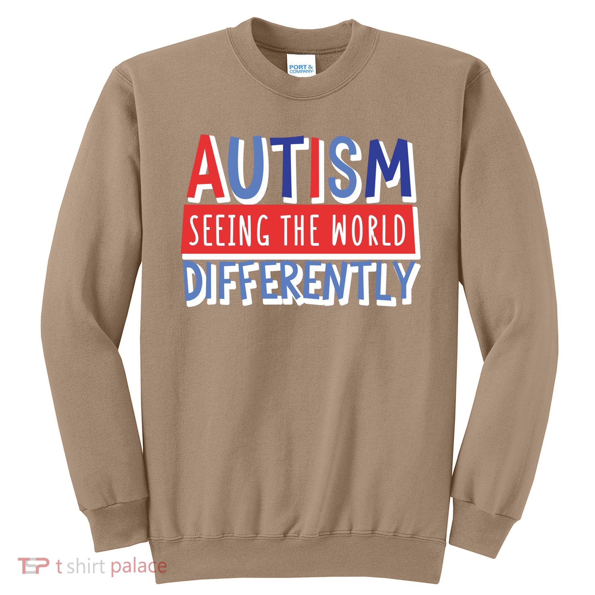 Seeing The World Differently Autism Awareness Sweatshirt