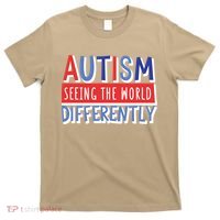 Seeing The World Differently Autism Awareness T-Shirt thumb 0