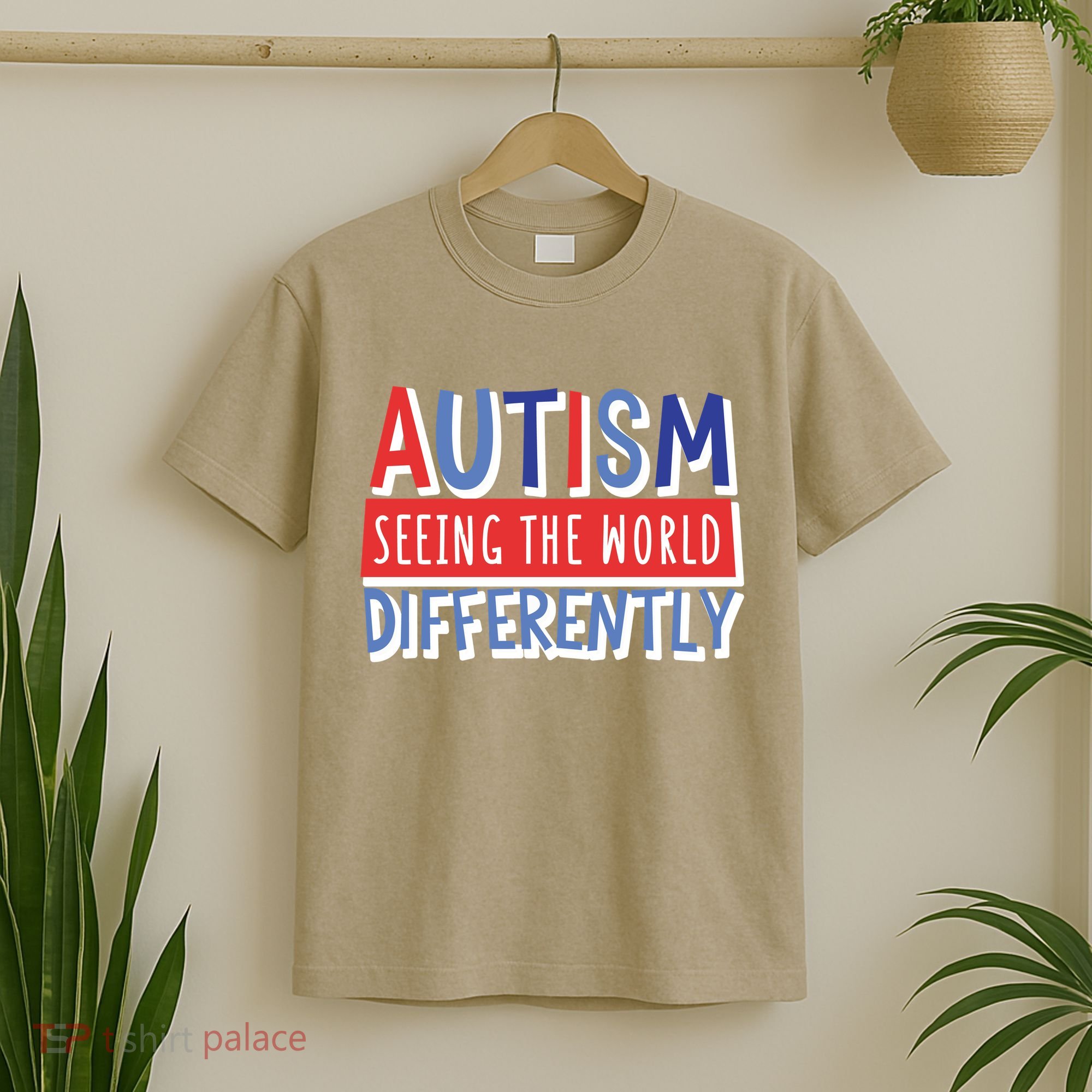 Seeing The World Differently Autism Awareness T-Shirt
