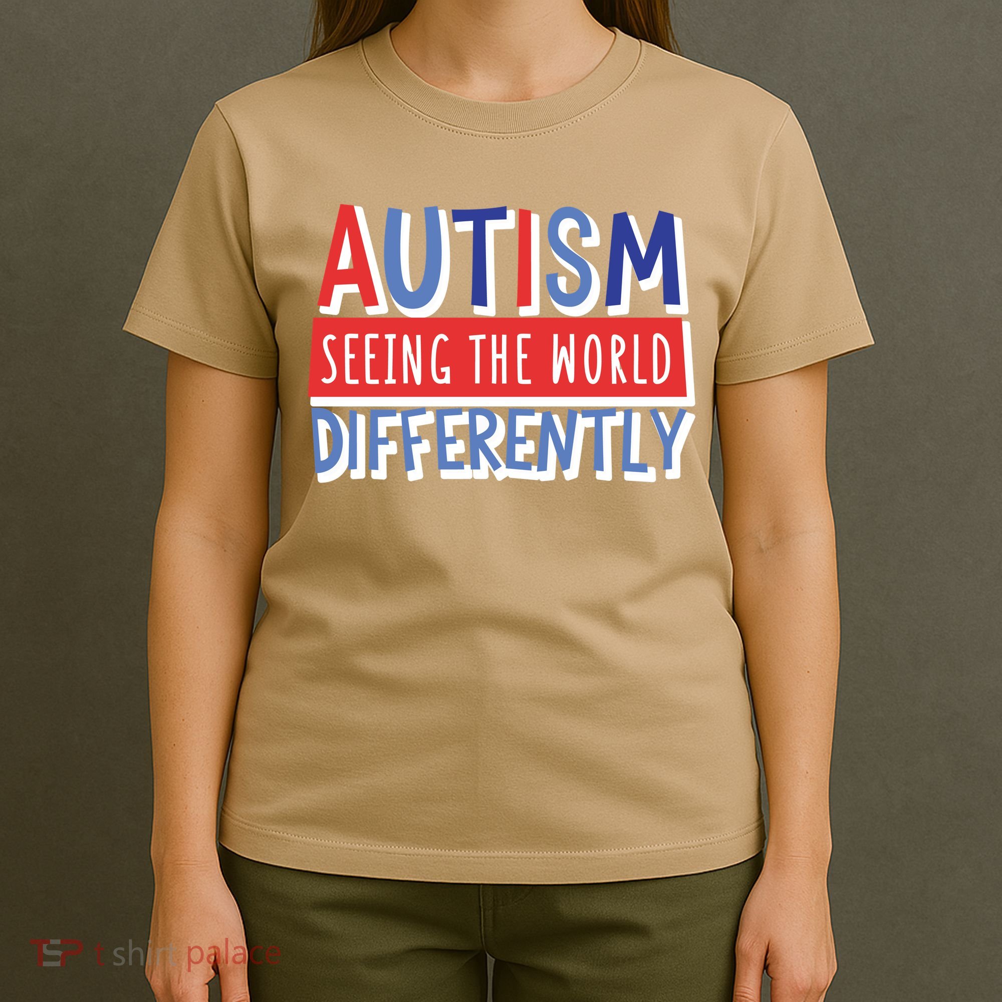 Seeing The World Differently Autism Awareness T-Shirt