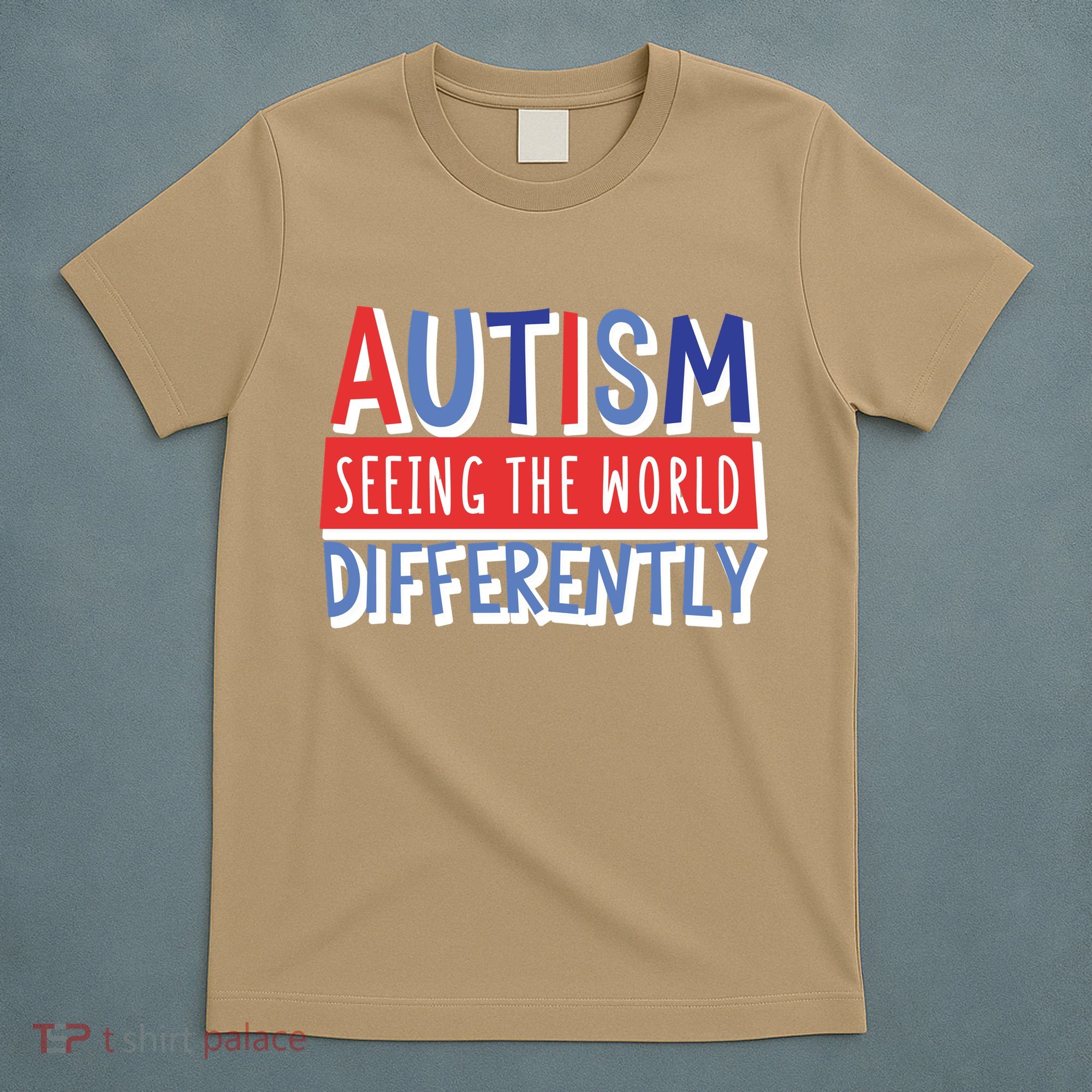 Seeing The World Differently Autism Awareness T-Shirt