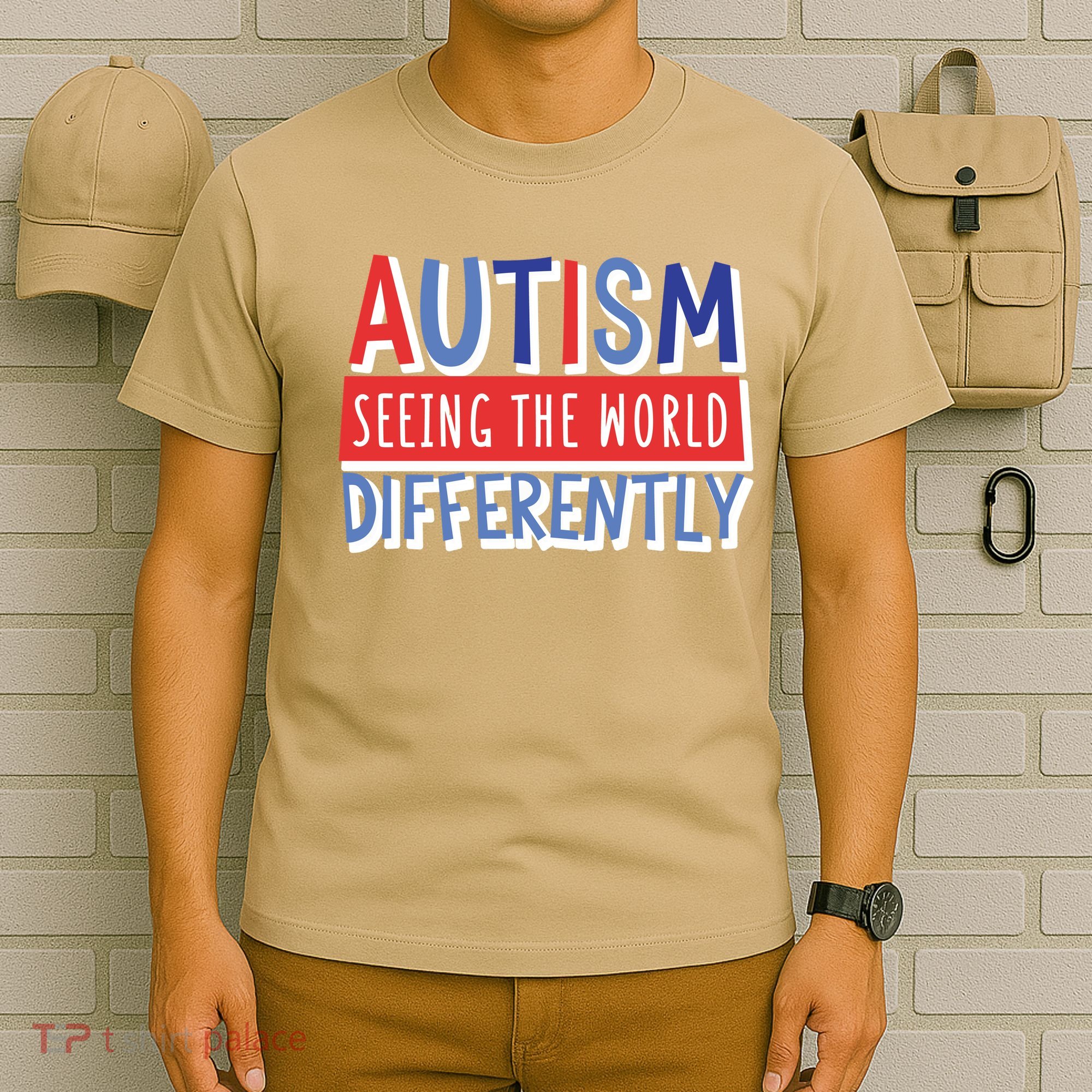 Seeing The World Differently Autism Awareness T-Shirt