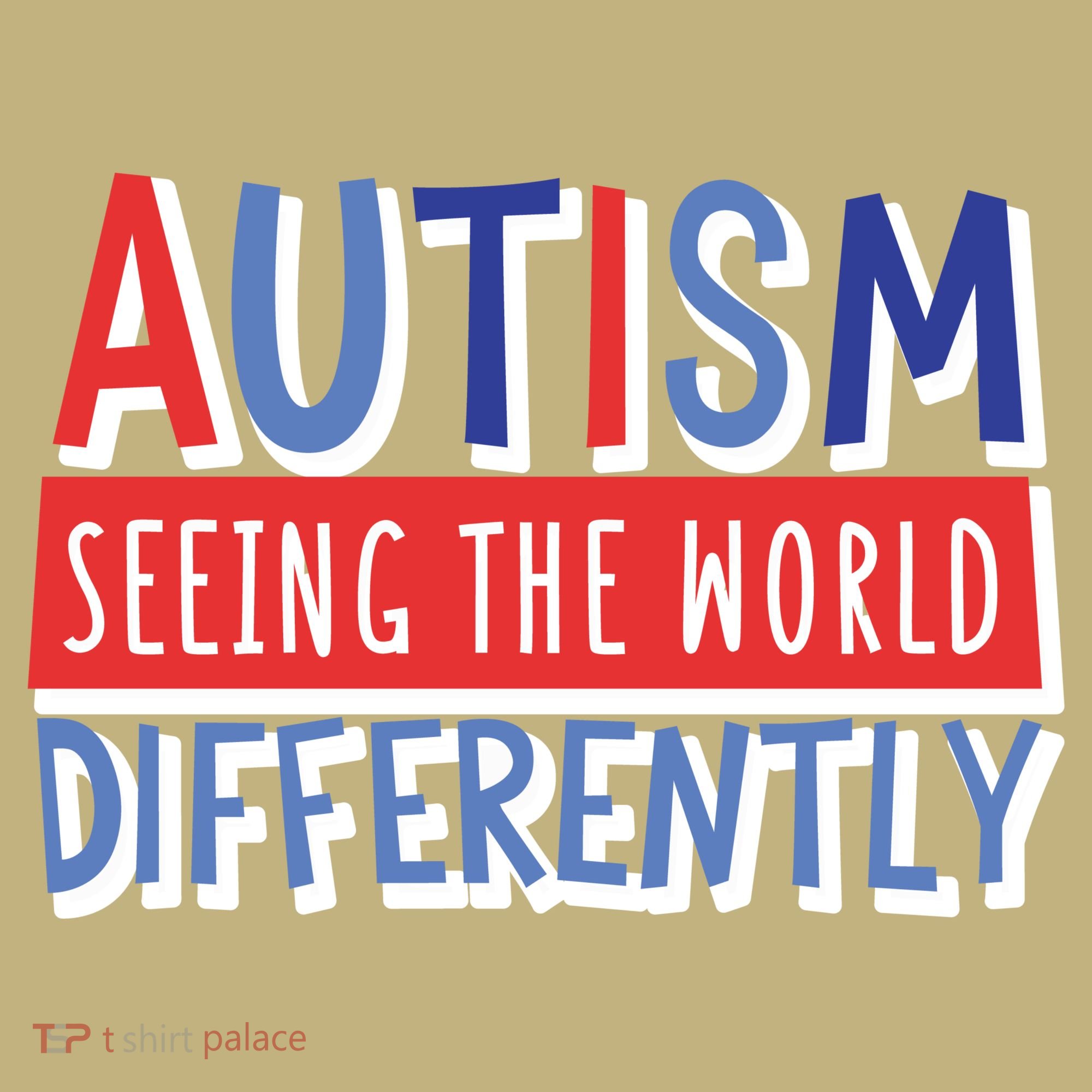 Seeing The World Differently Autism Awareness Polo