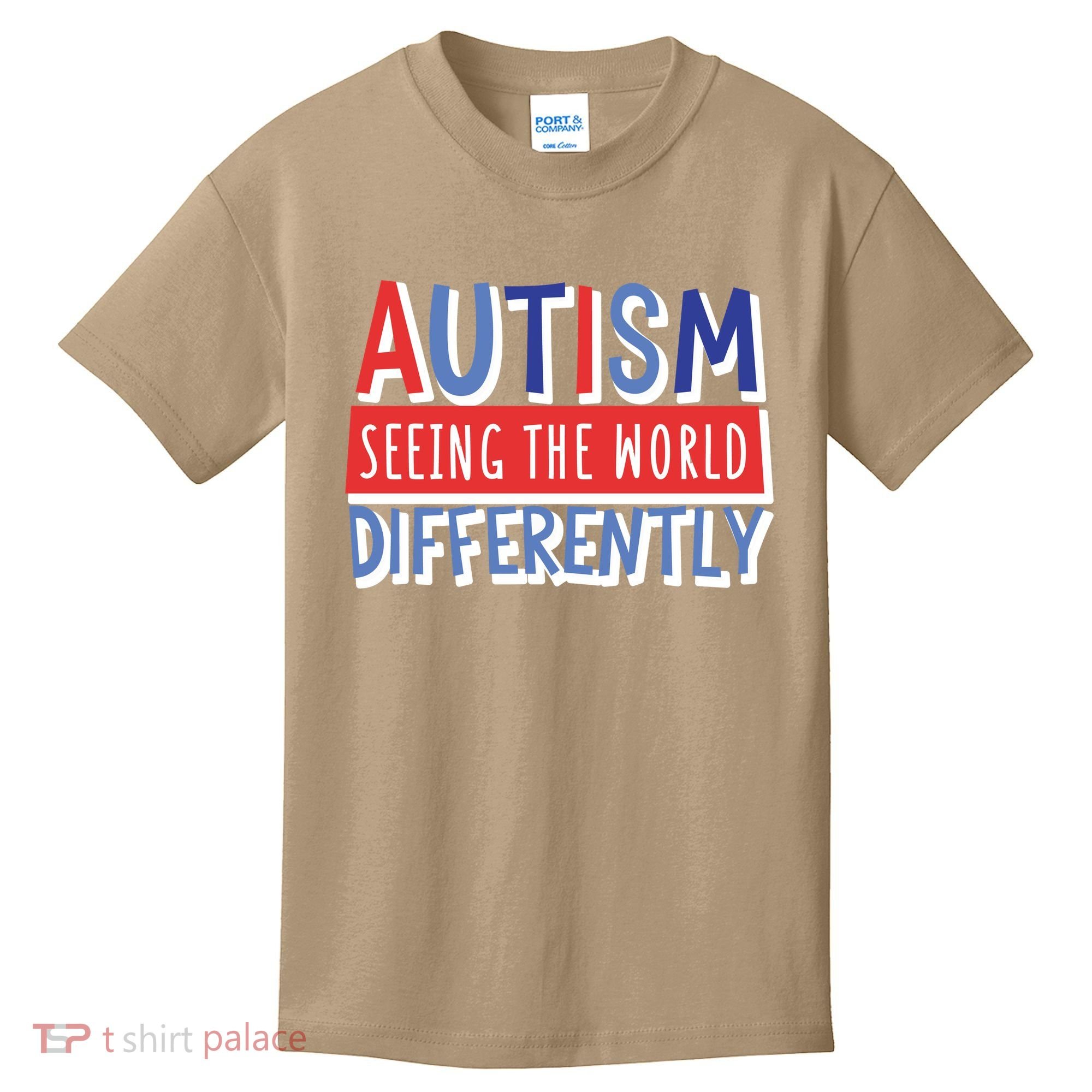 Seeing The World Differently Autism Awareness Kids T-Shirt