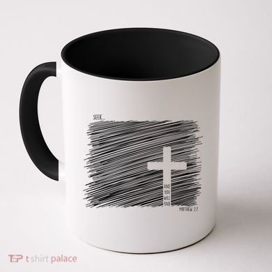 Seek And You Will Find Matthew 7:7 Coffee Mug