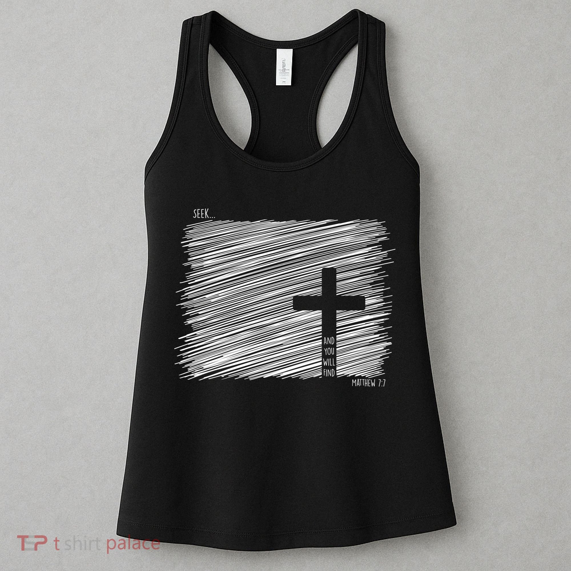 Seek And You Will Find Matthew 7:7 Women's Tank Top