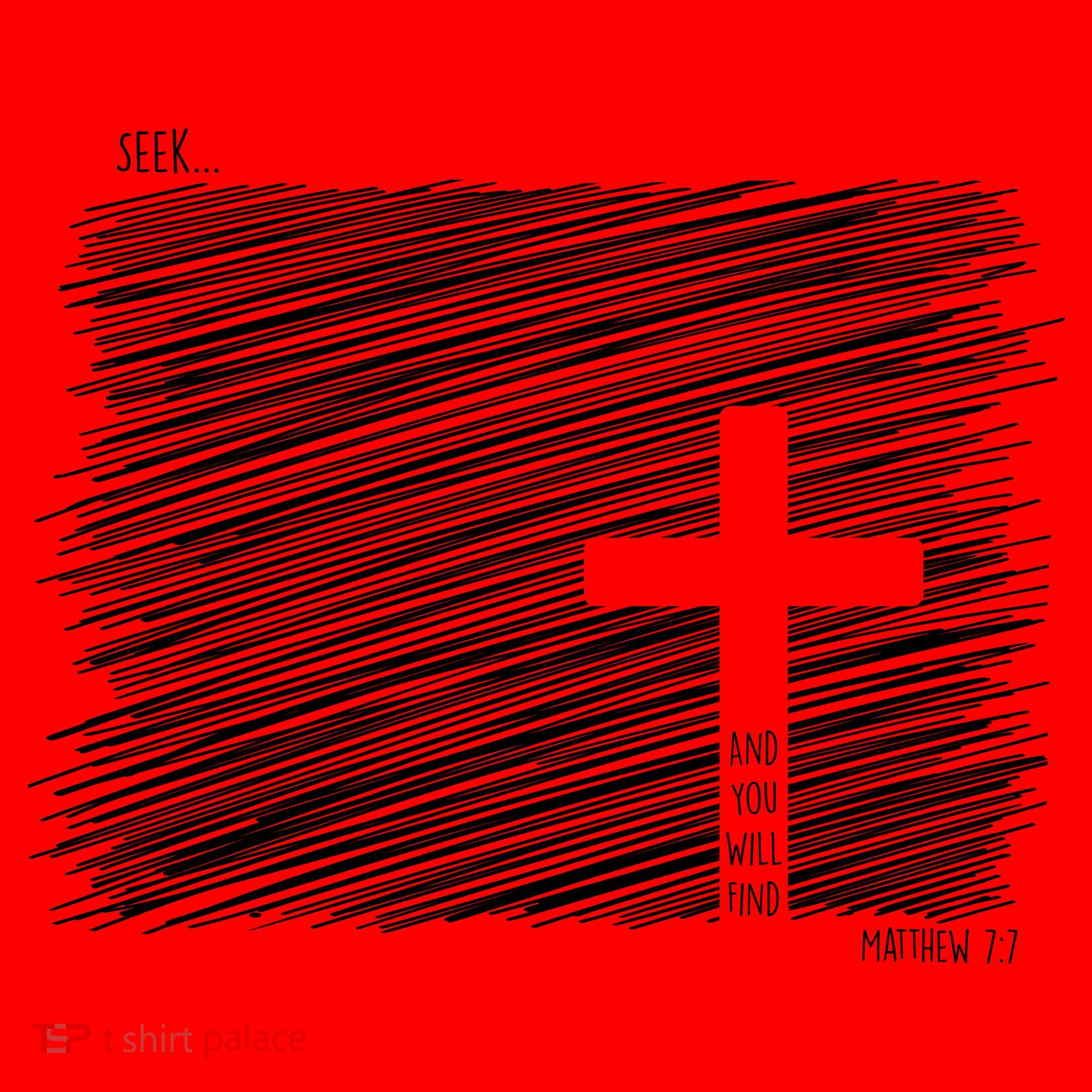 Seek And You Will Find Matthew 7:7 Santa Hat