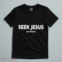 Seek Jesus Not Drama T-Shirt thumb 5
