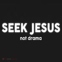 Seek Jesus Not Drama Mousepad thumb 1