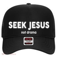 Seek Jesus Not Drama Hat thumb 0