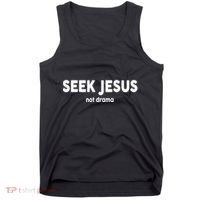Seek Jesus Not Drama Tank Top thumb 0