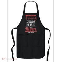 Seek Living Among Dead He Is Risen Jesus Apron thumb 0