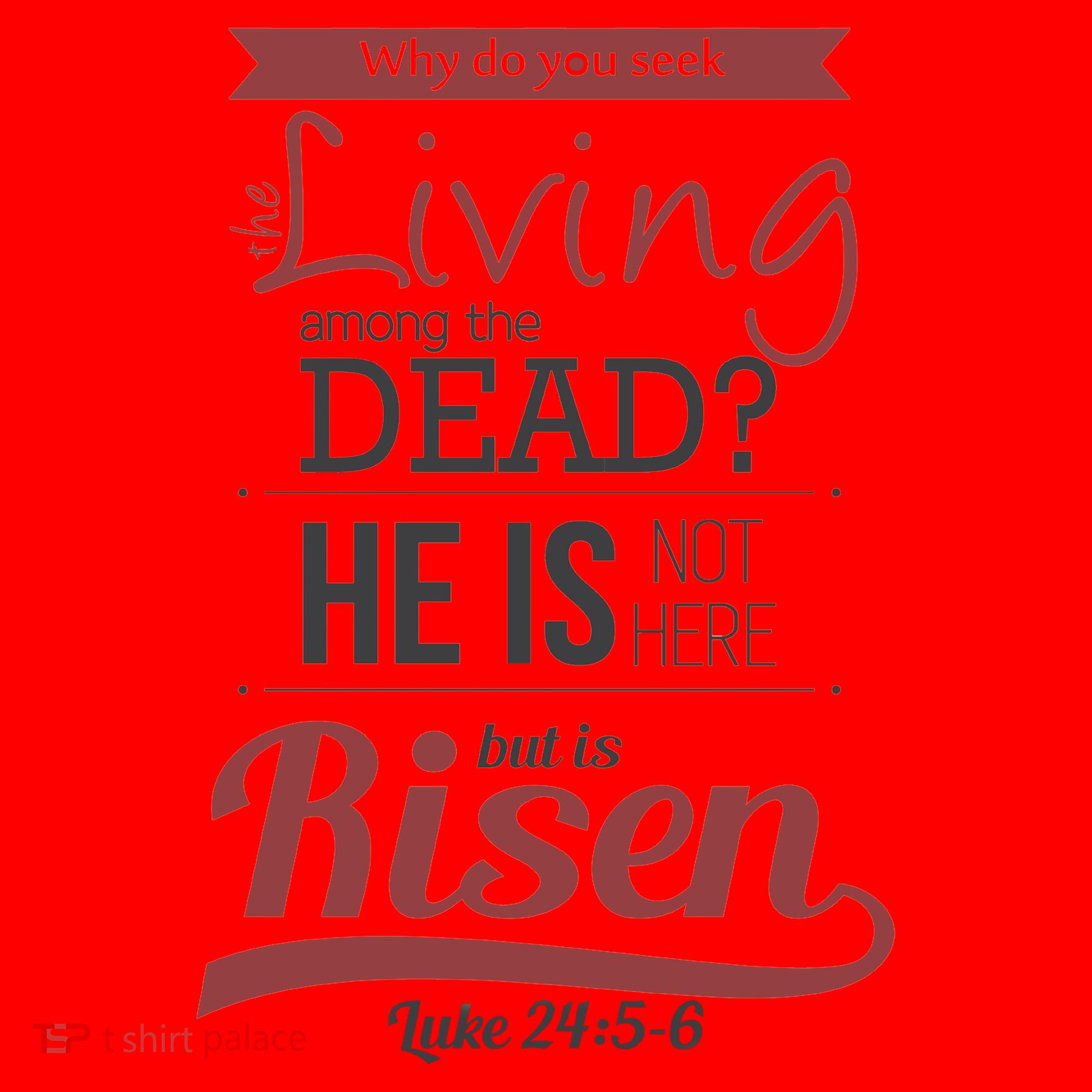 Seek Living Among Dead He Is Risen Jesus Santa Hat