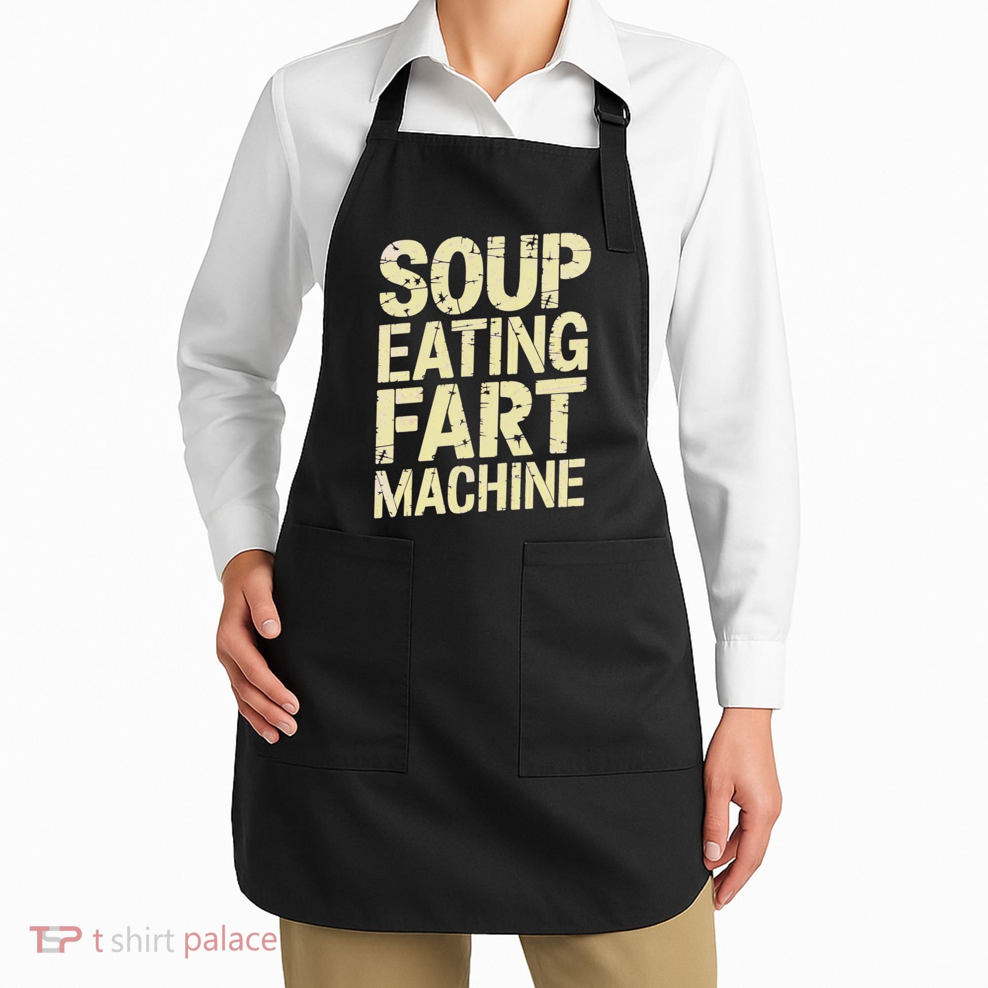 Soup Eating Fart Machine Apron