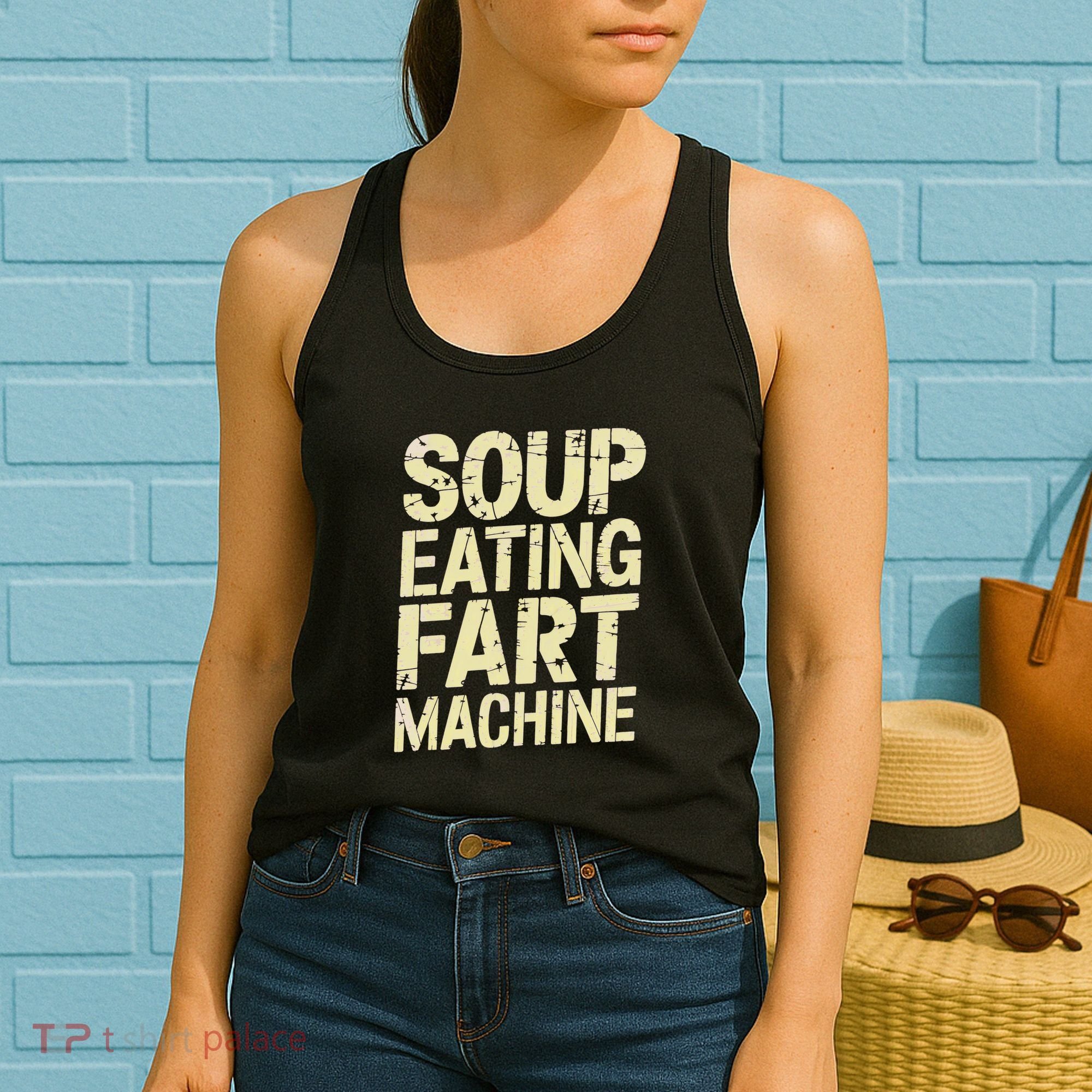 Soup Eating Fart Machine Women's Tank Top