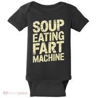 Soup Eating Fart Machine Baby Bodysuit thumb 0