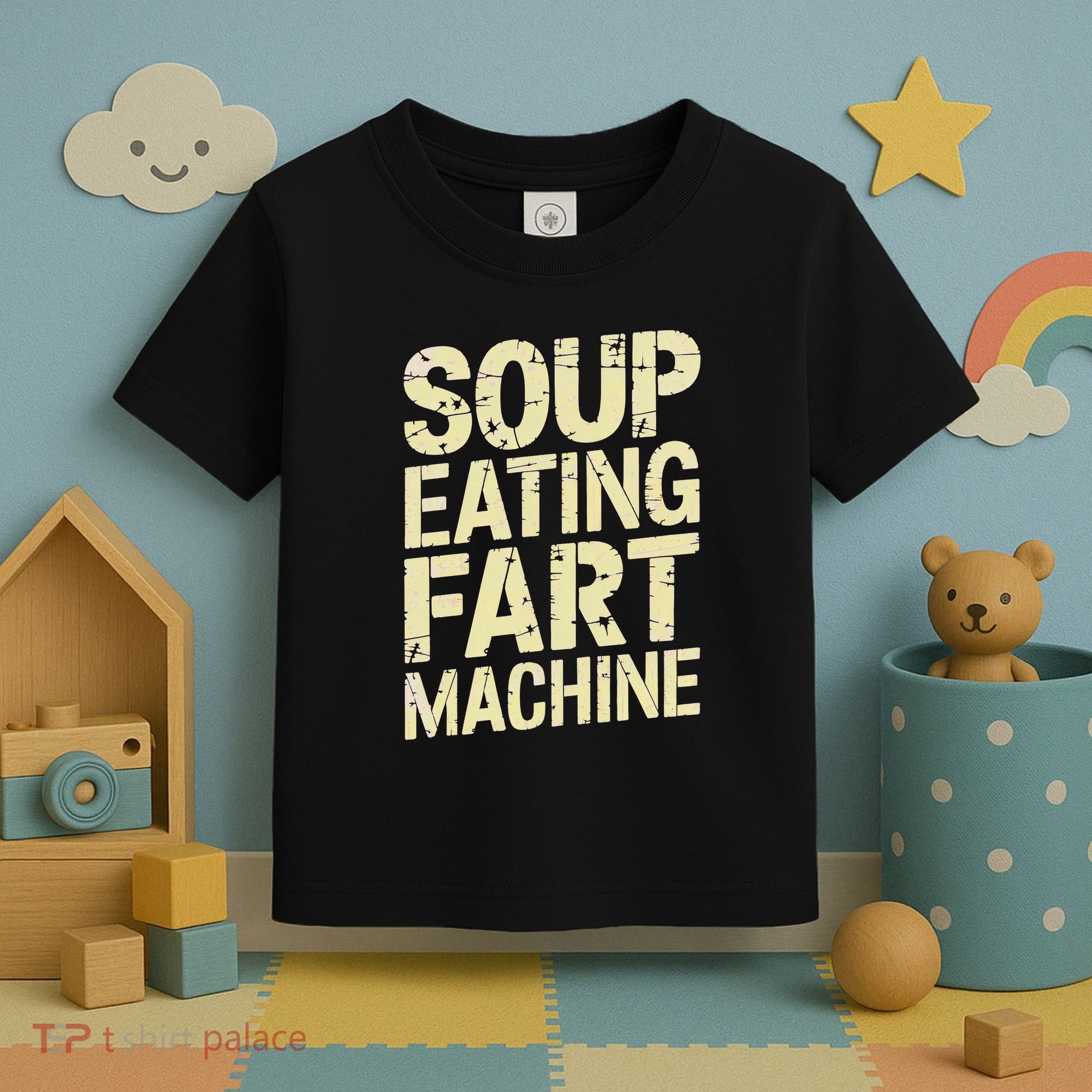 Soup Eating Fart Machine Toddler T-Shirt