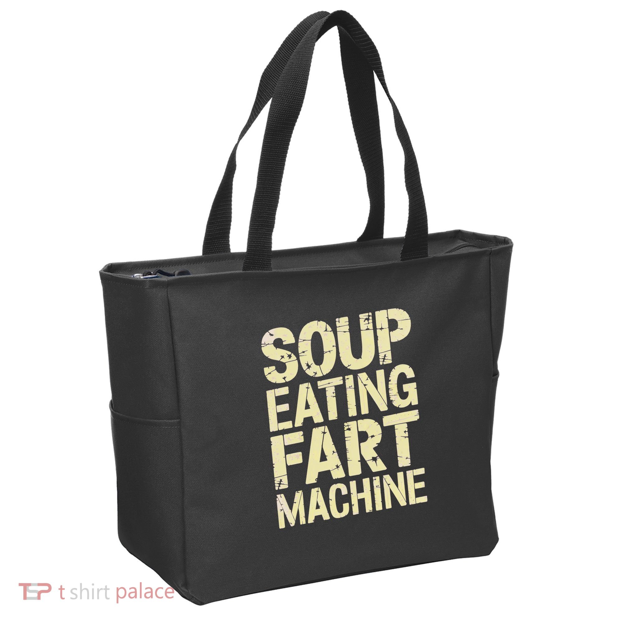 Soup Eating Fart Machine Tote Bag