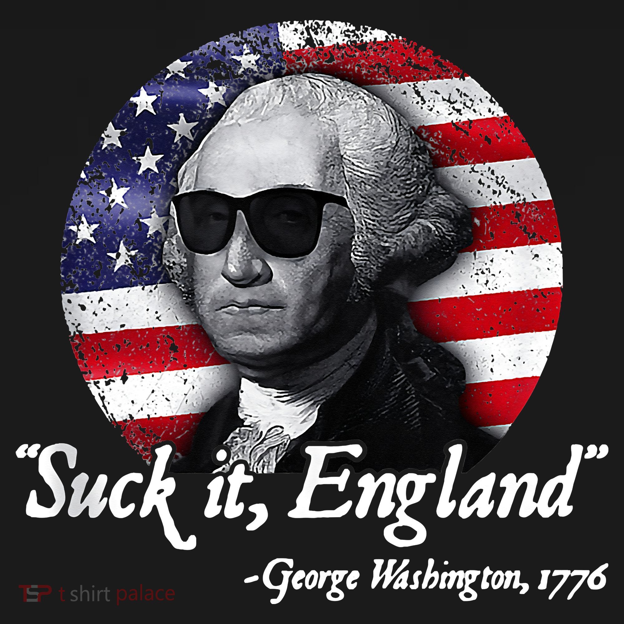 SuckIt England Funny 4th Of July George Washington 1776 Ornament