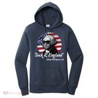 SuckIt England Funny 4th Of July George Washington 1776 Women's Hoodie thumb 0
