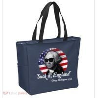 SuckIt England Funny 4th Of July George Washington 1776 Tote Bag thumb 2
