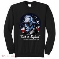 SUCKIT ENGLAND Funny 4th Of July George Washington 1776 Sweatshirt thumb 0