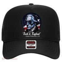 SUCKIT ENGLAND Funny 4th Of July George Washington 1776 Hat thumb 0