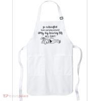 So Exhausted From Carrying Around My Big Heaving Tits All Day Apron thumb 0