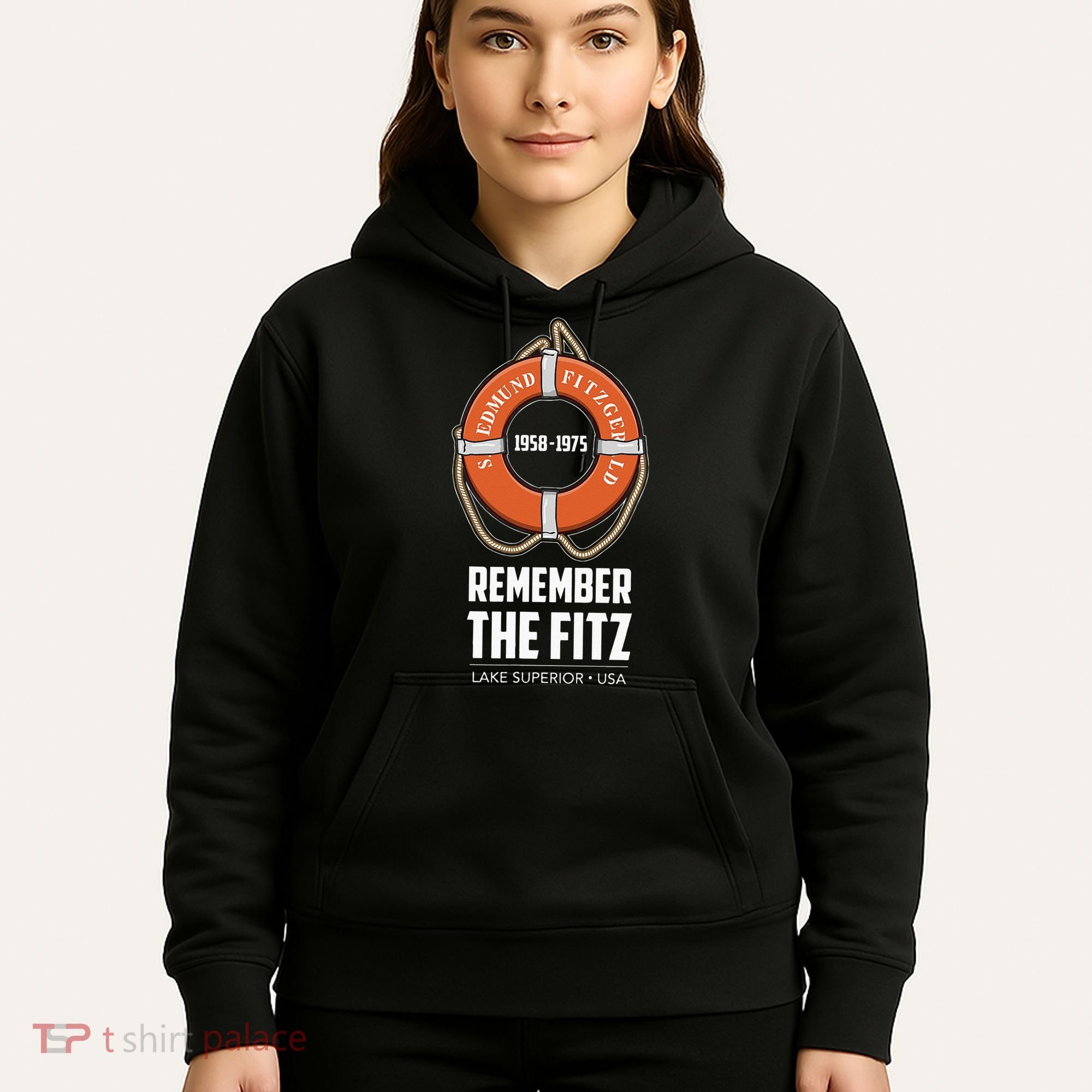 SS Edmund Fitzgerald Lake Superior Iron Ore Hoodie