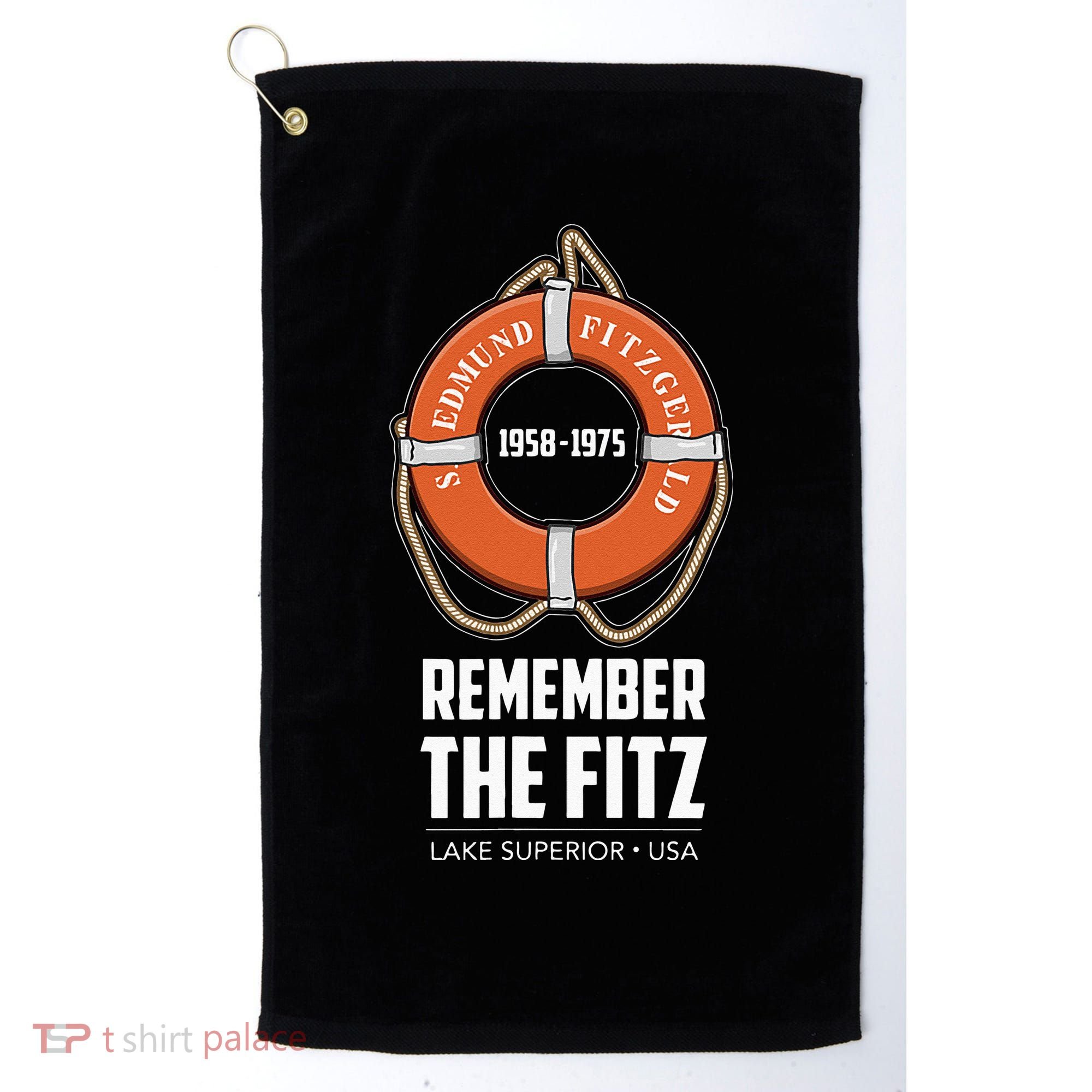 SS Edmund Fitzgerald Lake Superior Iron Ore Golf Towel