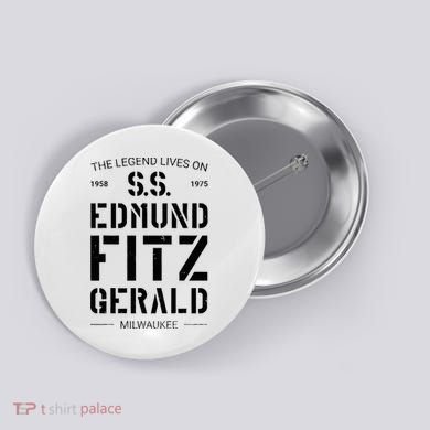 S.S. Edmund Fitzgerald Button