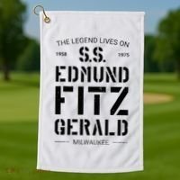 S.S. Edmund Fitzgerald Golf Towel thumb 1