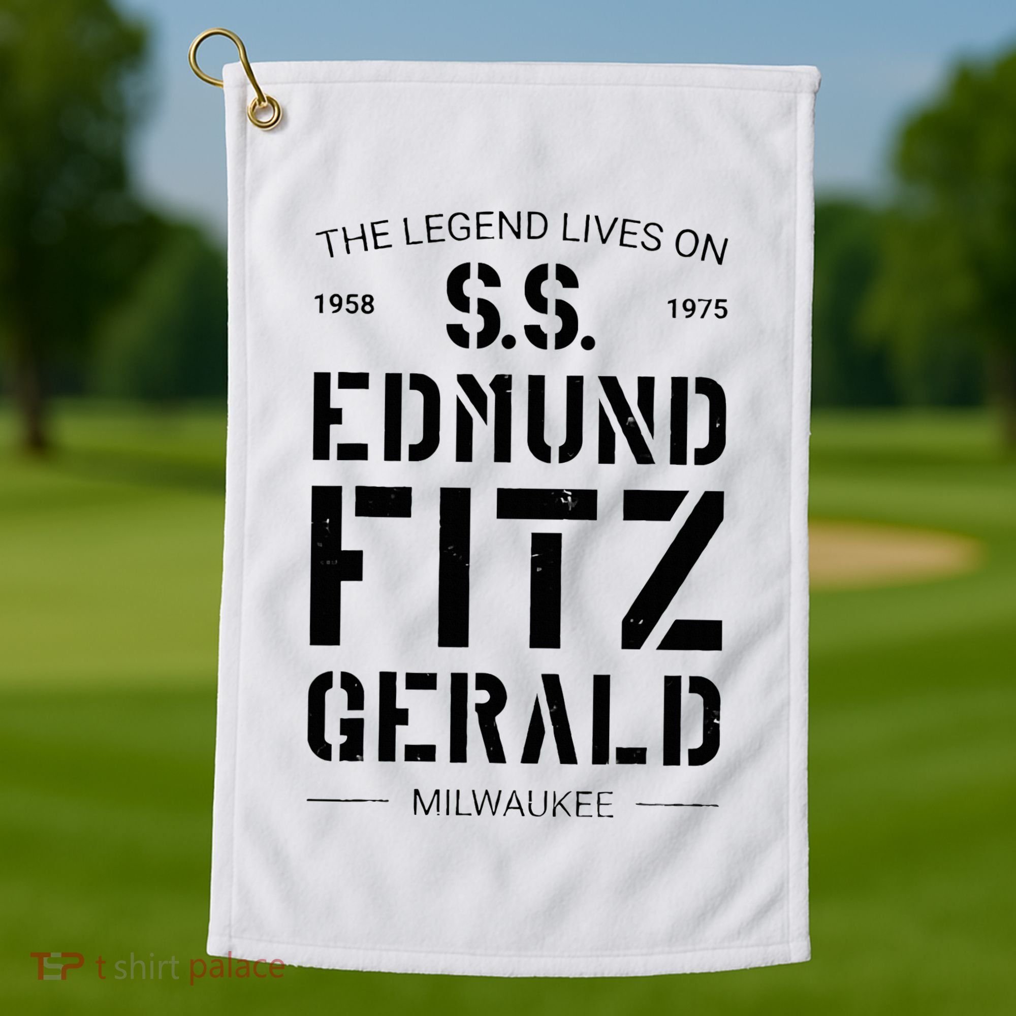 S.S. Edmund Fitzgerald Golf Towel