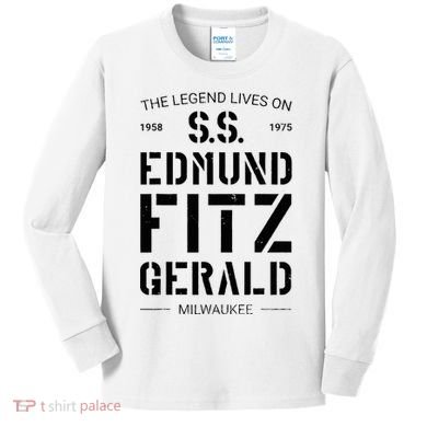 S.S. Edmund Fitzgerald Kids Long Sleeve Shirt