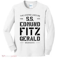 S.S. Edmund Fitzgerald Kids Long Sleeve Shirt thumb 0