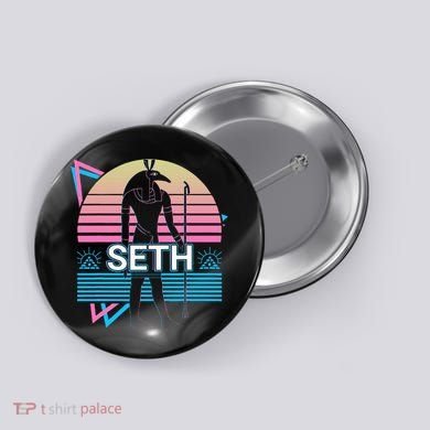 Seth Egyptian God Ancient Egypt Button