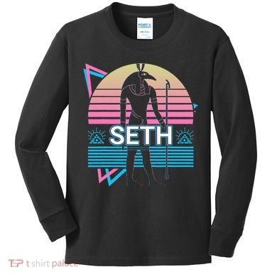 Seth Egyptian God Ancient Egypt Kids Long Sleeve Shirt